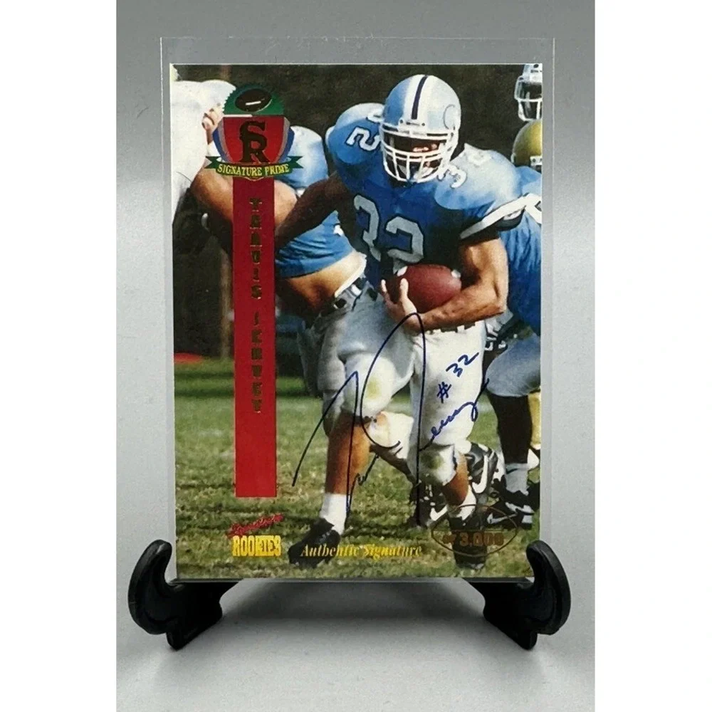1995 Signature‎ Rookies Prime Auto /3000 Travis Jervey #22 Autograph Citadel